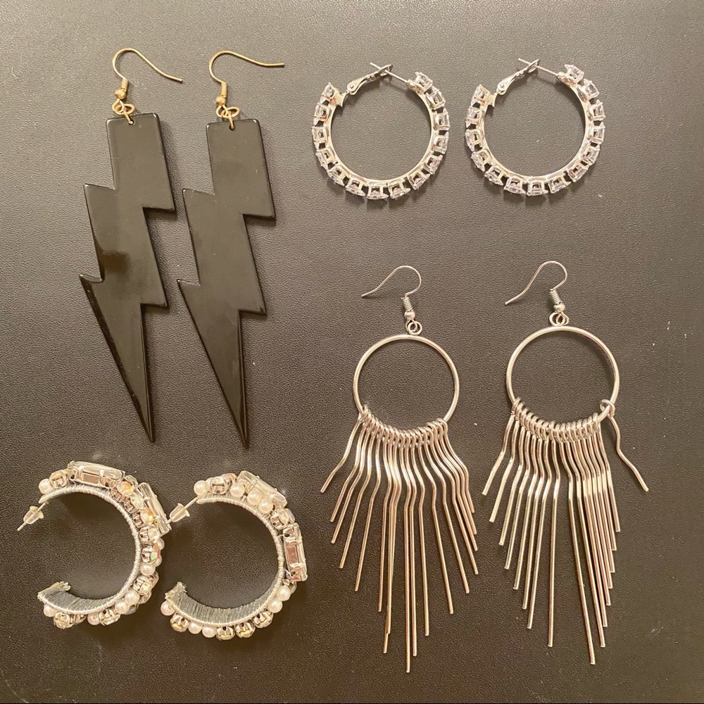 Assortment of STATEMENT EARRINGS
